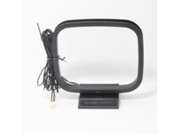 Antena De Quadro Fm E Am Com Mini Conector 3 Pinos Para Sistema Receptor Av Estéreo Sony Sharp