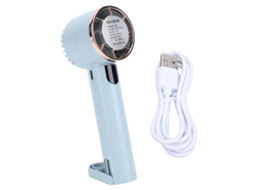Ventilador de Mão com Refrigeração Digital Verde Semicondutor
