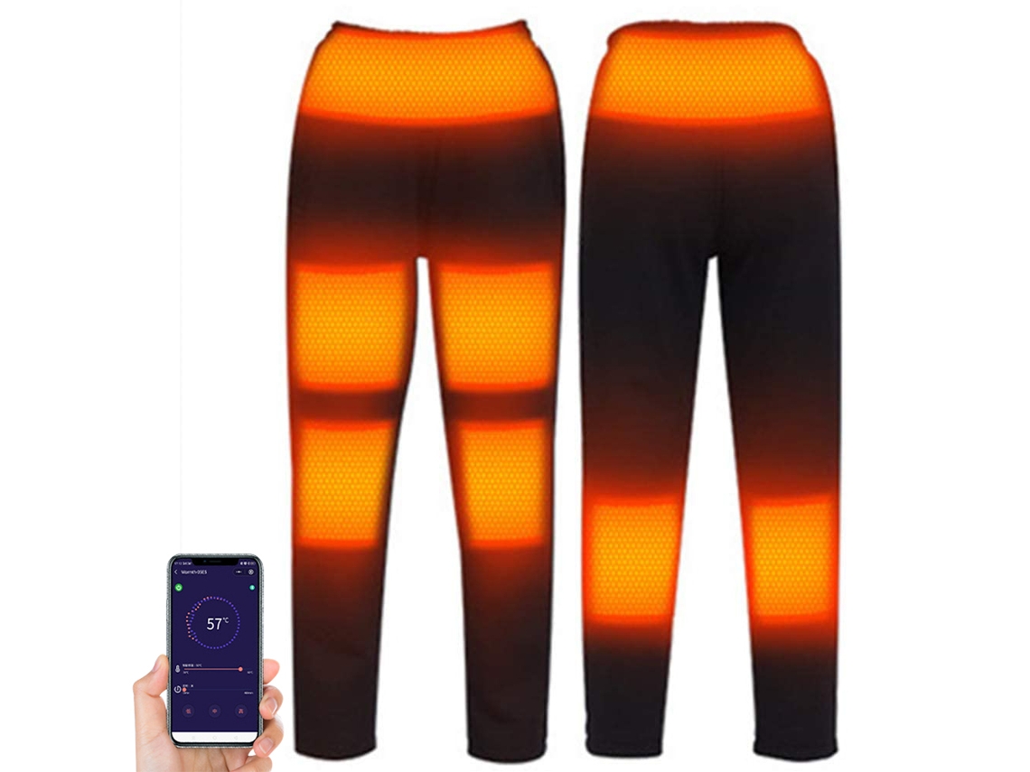 Pantalones 2026 de Calefacción Eléctrica, Controlados por App, 5 Níveis | S/MARCA