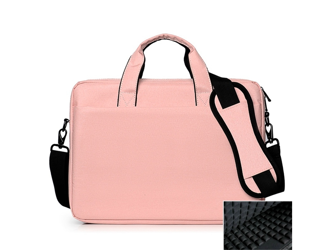 Bolsa Para Portátil Lurelia, Compatível Com Portáteis/tablets Até 15", Rosa, Poliéster, Proteção Antiquedas