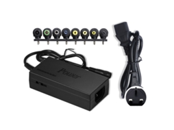Carregador Universal Para Notebook 96w Adaptador Ac Com 8 Conversores Plug 12-24v Uk