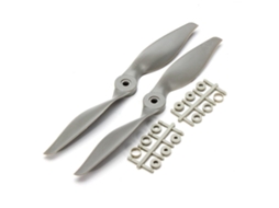 5 pares de hélices elétricas Gemfan GF 1070 CCW para modelos de aeronaves. MDUG (sentido anti-horário).