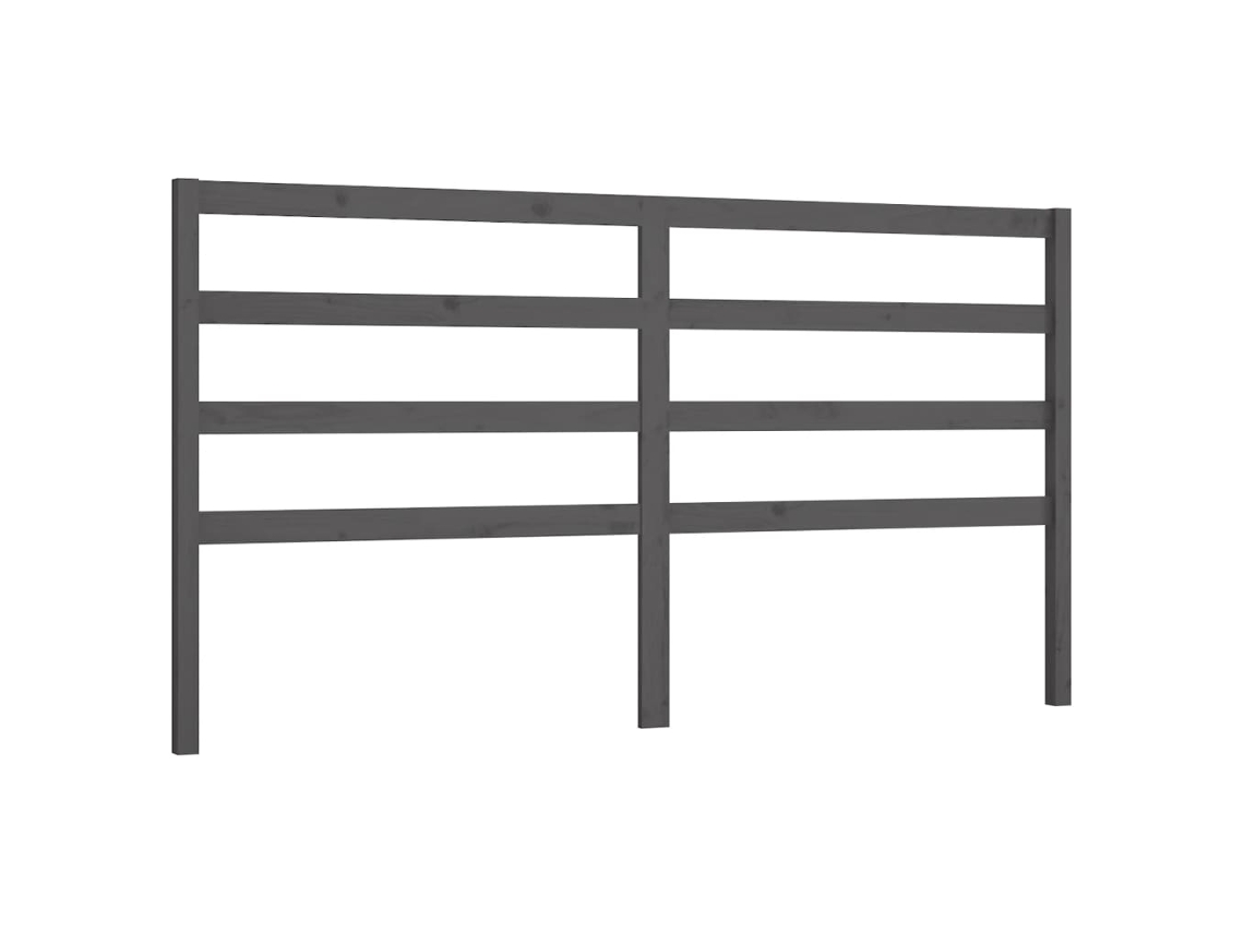 Bed Headboard, Bed Headboards Vidaxl Cinzeto Madeira De Pinho (206 X 100 Cm)
