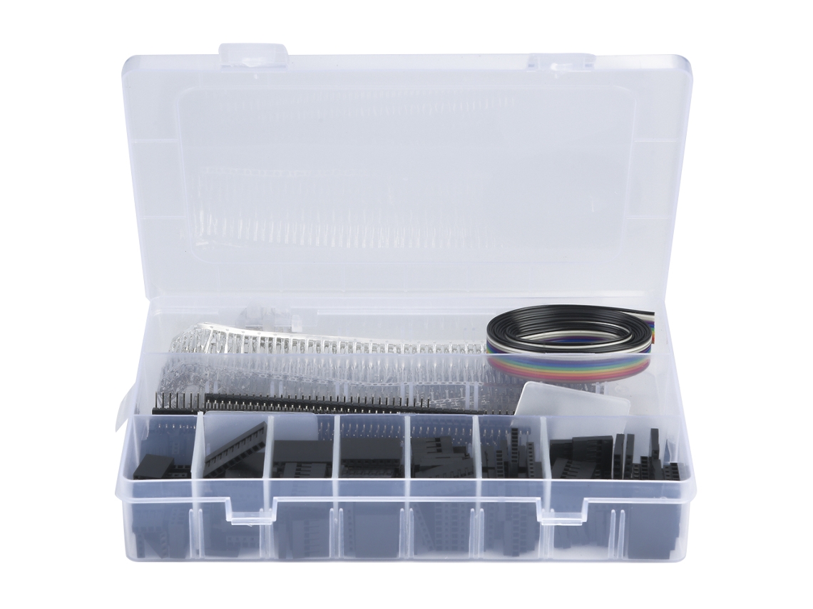 Kit 640 Pinos Conector Conector Terminal Jumper