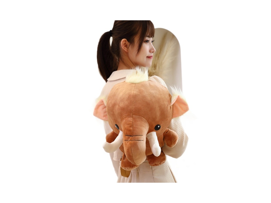 Mochila de Pelúcia Elefante para Crianças Mochila Lanche Passeio Presente CHABERLU