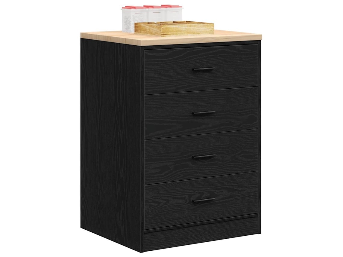 Armário De Armazenamento De Garagem Preto 60x51x85 Cm Wsd4682 Lovely Home