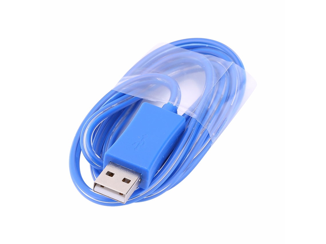 Cabo Led LAXISCREED Carga Dados Android Azul