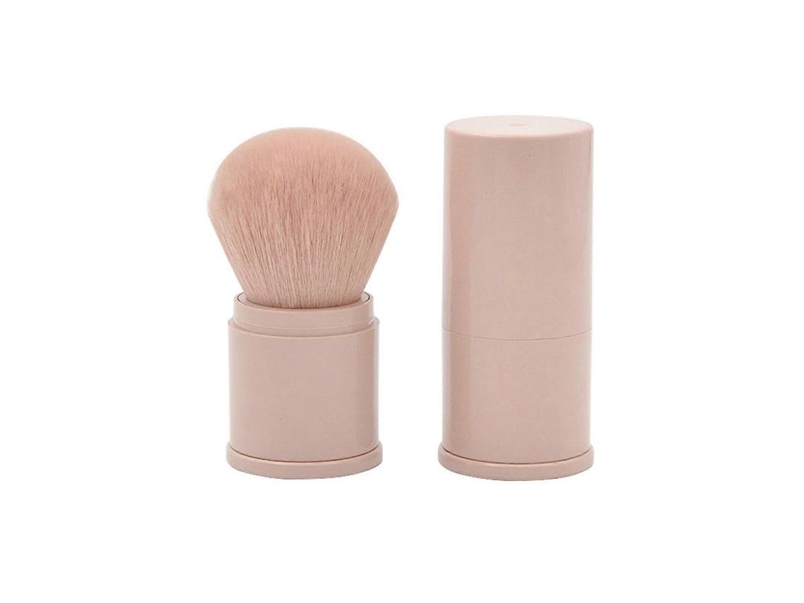 Pincel De Maquiagem Retrátil Portátil, Pincel Único Para Blush E Pó Solto 20231120 Everley891