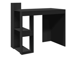 Office Desk, Office Desks Vidaxl Preto Madeira Processada (n/a)