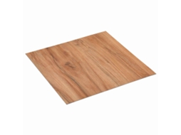 Conjunto 55 Piso Quadrado Vidaxl Castanho Pvc (5,11 M²)