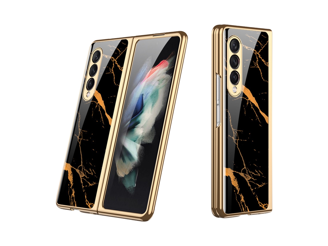 Capa de Telefone LAXISCREED para Samsung com Proteção de Tela Dobrável
