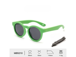 Óculos De Sol Para Criança ,com Alças,proteção Uv400,lentes Polarizadas,flexíveis Duráveis Verde Hexinyigjly