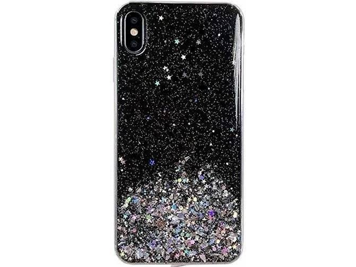Capa Huawei P30 Lite WOZINSKY Star Glitter Shining Preto