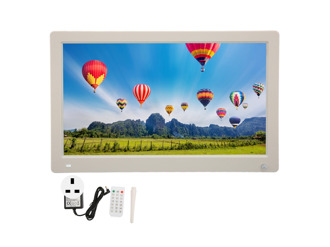 Quadro de Fotos Digital com sensor de corpo humano IPS de 15,6 polegadas EOOCOO