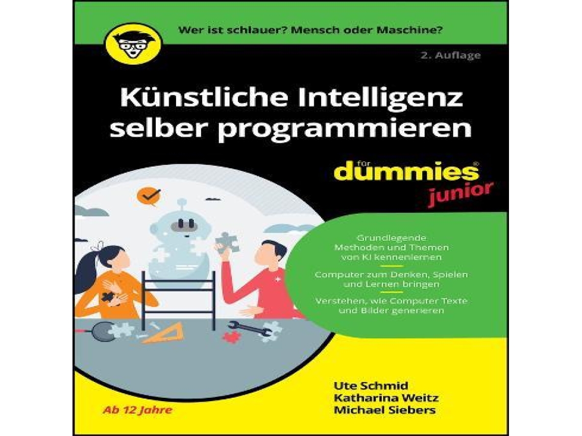 Livro Künstliche Intelligenz selber programmieren für Dummies Junior de Ute Schmid (Alemão)