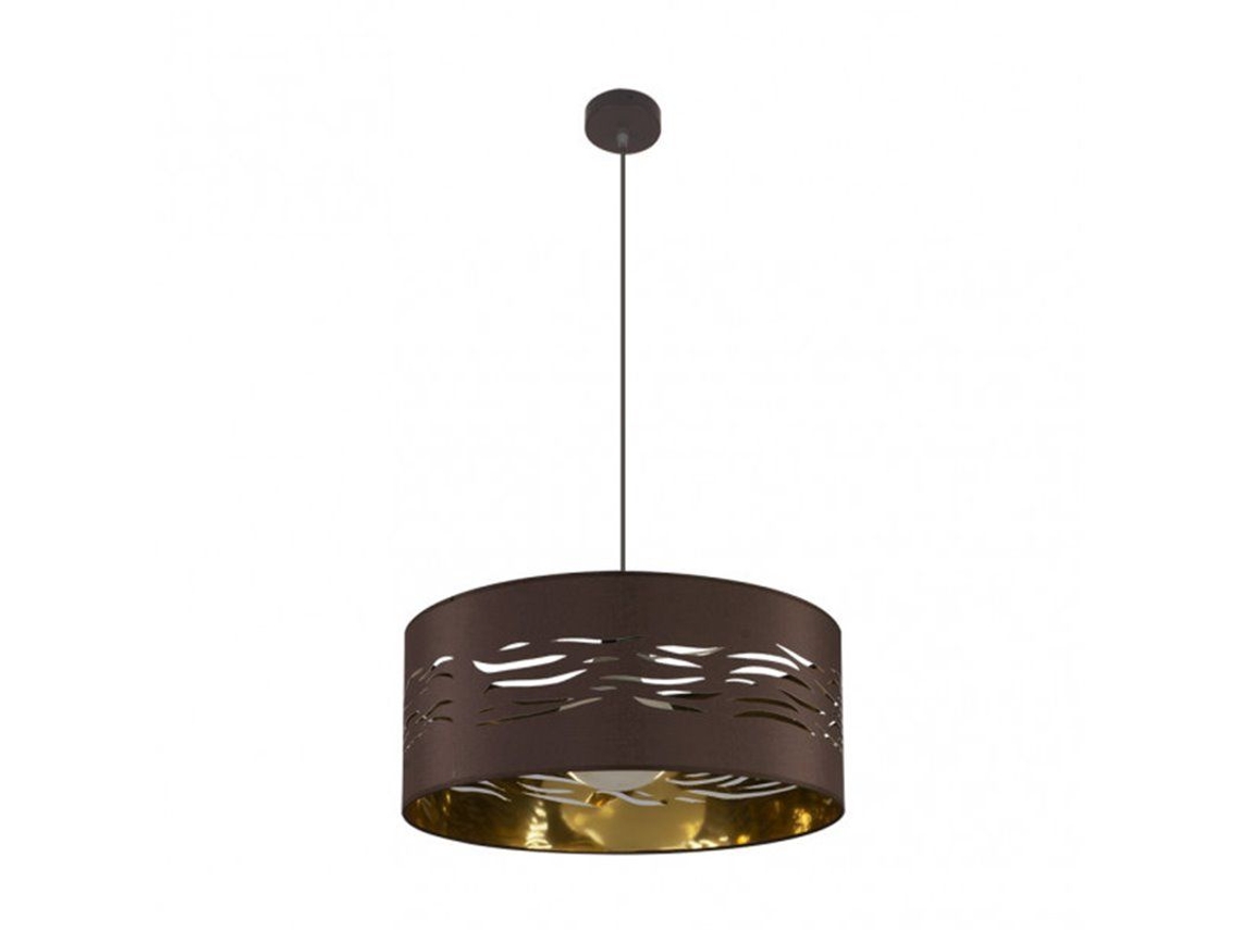 Fab 157795077 | Pingente Nevoeiro 1xe27 Marrom/marrom Dourado Regx50x50 Cm Fabrilamp