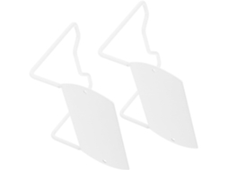 Happyyami Conjunto De 2-fixadores Antiderrapantes Para Colchões, Ferro Branco, Fácil Instalação Para Evitar Que O