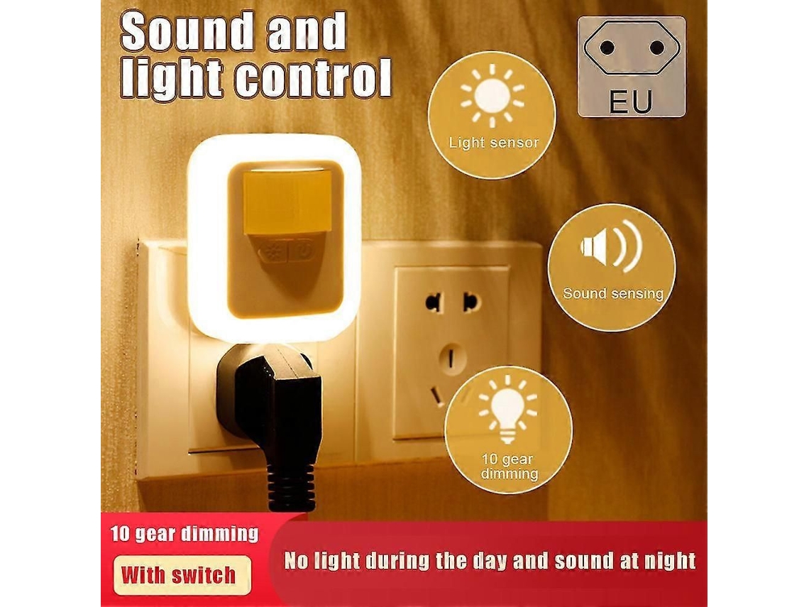 Luz Noturna Com Sensor De Movimento Para Tomada
