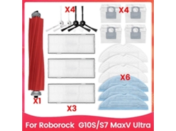 Kit Com 18 Peças De Filtros E Escovas Para Aspirador De Pó Maxv Ultra G10s/s7._ptg