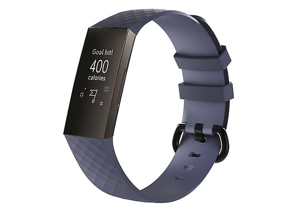 Lurelia Pulseira Cinza, Compatível Com Fitbit Charge 3, Acabamento Moderno