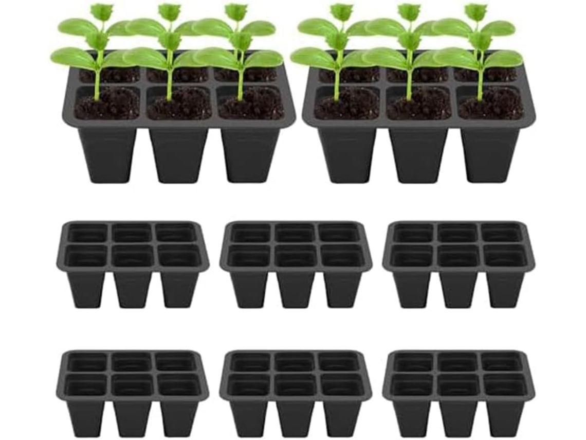 Bandejas Para Germinação De Plantas, Kit Mini Para Cultivo De Sementes, 8 Peças Gokoco