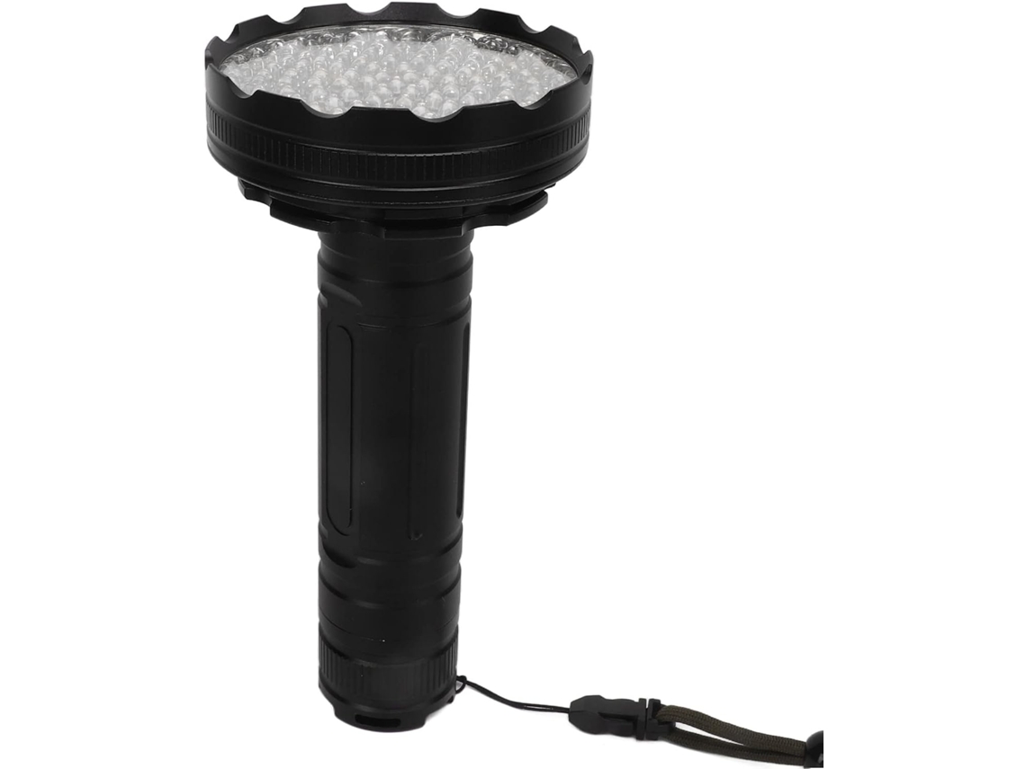 Lanterna Brrnoo, Lanterna De Luz Negra Uv Com Liga Alumínio Leve E 128 Leds Para Notas Bancárias Passaportes