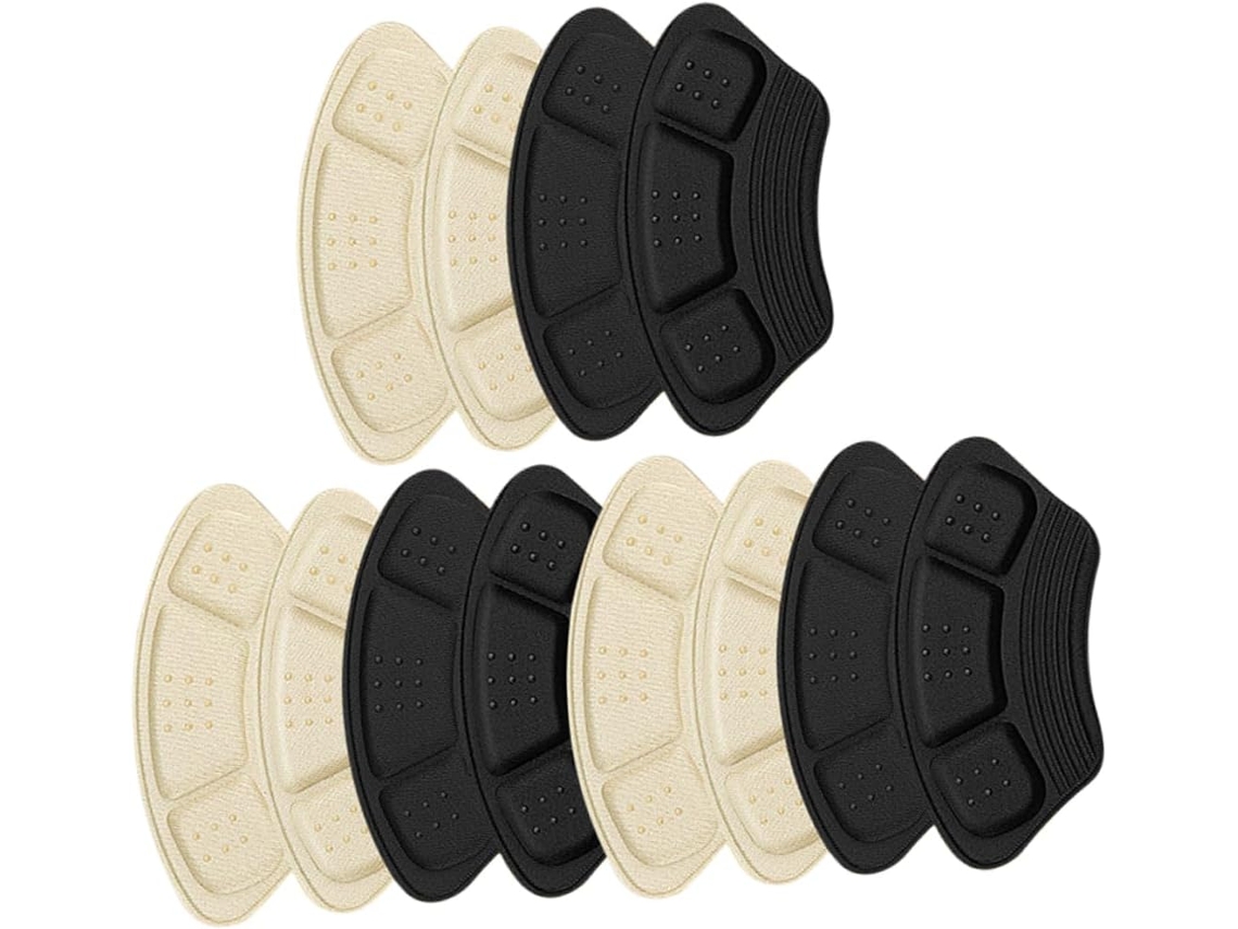 Bestyash 6 Pares De Protetores Calcanhar Antiderrapantes, Autoadesivos E Substituíveis, Forros Confortáveis Para Sapatos