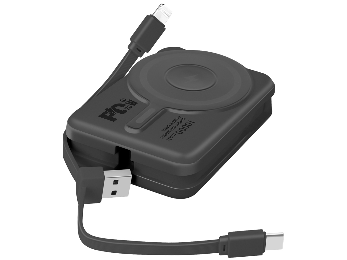 Power Bank Lightning Usb-C MOXIE Preto