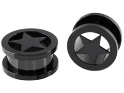 Ouroboros - Túneis De Aço Inoxidável - Plugs De Orelha - Piercing - Moda - Minimalista - Material Durável