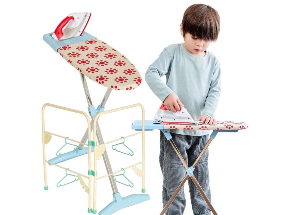 Tabela De Passar Roupa Com Ferro E Secador De Roupa Para Crianças Eletrodomésticos Casdon