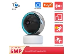 Câmera de Segurança Ip Sem Fio Tuya Smart Life 5mp Wifi Ptz MDUG (32g)