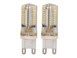 2pcs Lâmpadas Led G9 3w 64leds Brilho Alto Cerâmica para Lustres Ac110v
