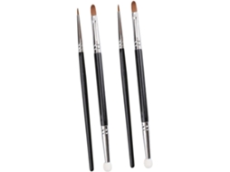 Conjunto De 4 Pincéis Corretivos Para Maquiagem, Pincéis Cosméticos Pequenos E Portáteis Para Uso Di Gokoco
