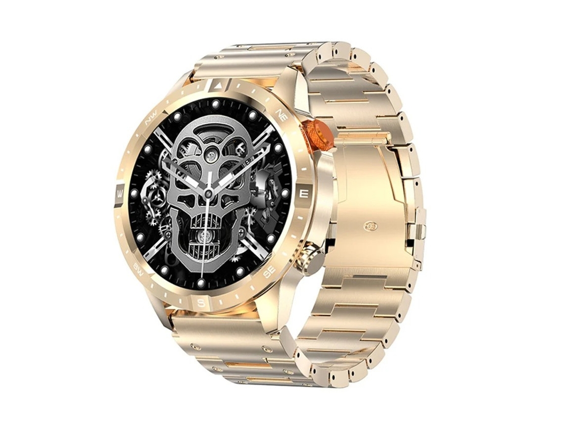 Smartwatch com Bluetooth, chamadas, vários modos esportivos e design Robusto Rose Bestvite