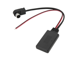 Cabo Adaptador de Áudio Auxiliar Bluetooth Sem Fio para Alpine Kca121b Ainet Cda9857 Cda9886 Cda117 AQUAFORGE
