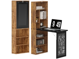 Conjunto de 2 prateleiras para CDs e DVDs com 12 compartimentos S/MARCA