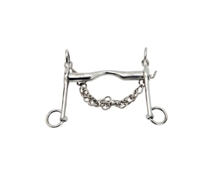 Cabeçada de cavalo Weymouth bit aço inoxidável HORKA