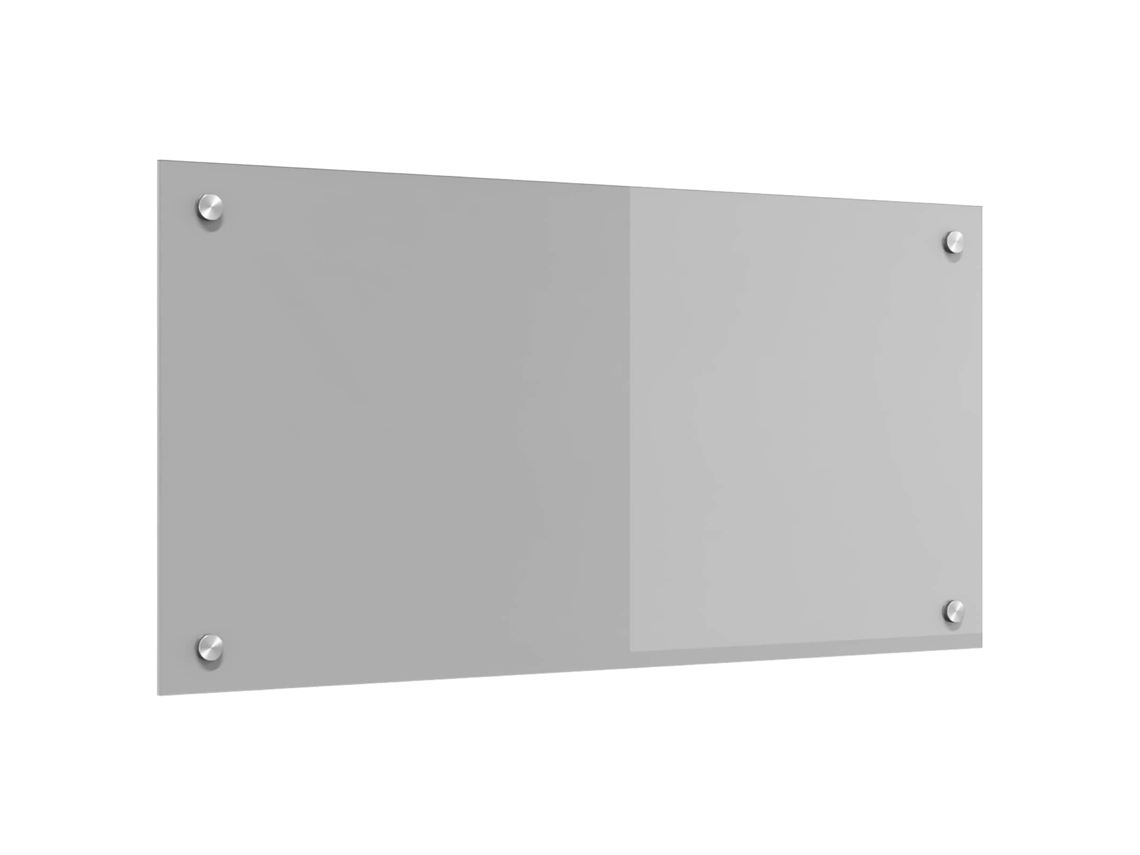 Vidaxl Painel De Cozinha Cinzento-claro 80 X 40 Cm Vidro Temperado