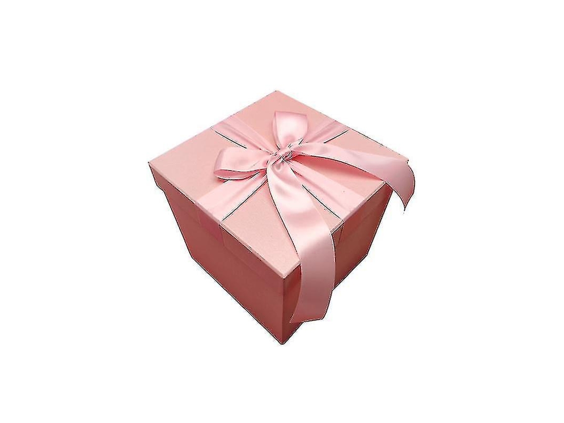 Caixa De Natal Para Decoração De Presentes De Natal Bugu Aquaforge (rosa)