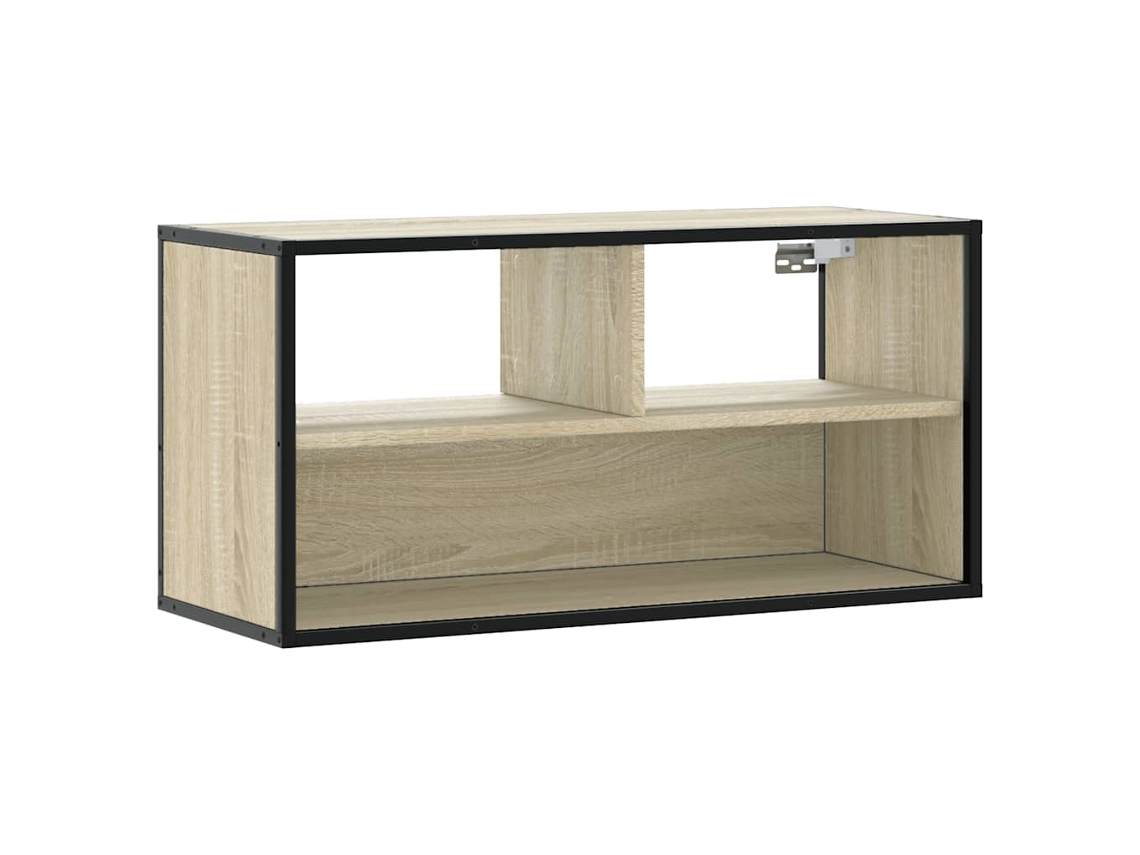 Armário De Tv Vidaxl Marrom Madeira Processada (80x31x39,5 Cm)