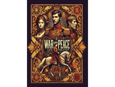 Livro War and Peace de Leo Tolstoy (Inglês - Capa Dura)