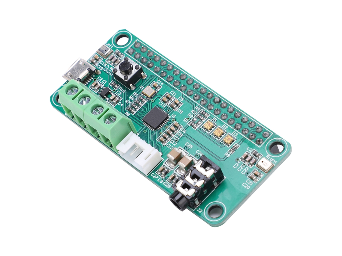 Módulo Decodificação Áudio Microfones Wm8960 Raspberry Pi Zero