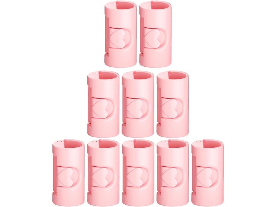 Conjunto de 10 Prendedores Edredom em Abs para Fixação Segura, Resistentes a Quebras e Compactos, CHABERLU