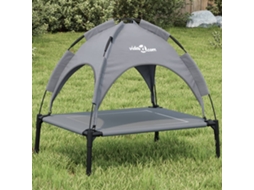 Vidaxl Cama Com Toldo Tecido Oxford E Aço Antracite