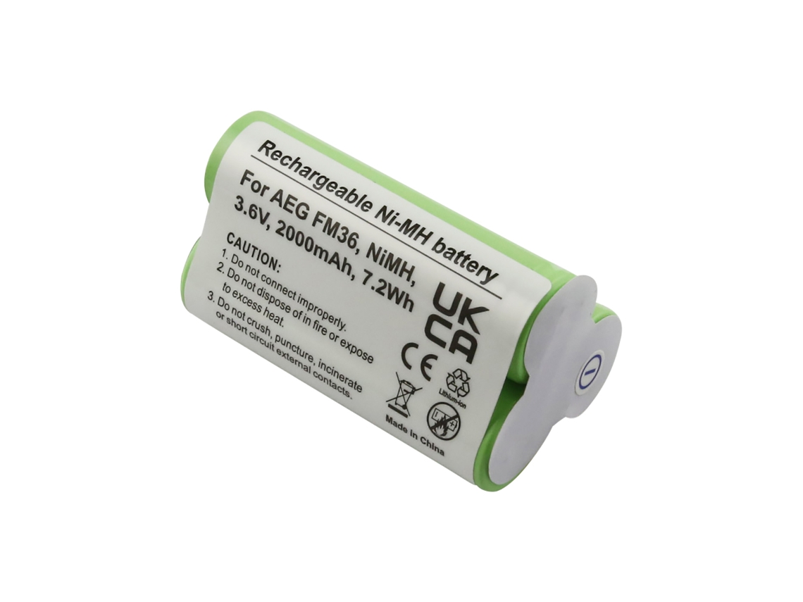 Bateria Para Aspirador Aeg Fm36 Nimh 3.6v 2000mah 7.2wh