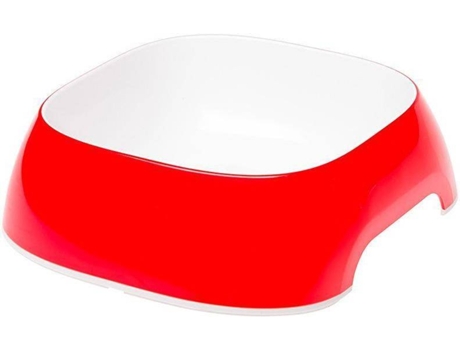 Comedouro para Cães, Gatos FERPLAST Glam 400ml 15x13,5x5cm Rojo
