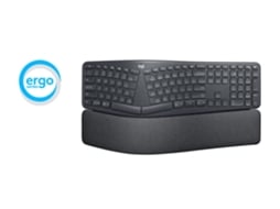 Logitech Ergo K860 Teclado Rf Wireless + Bluetooth Inglês Grafite