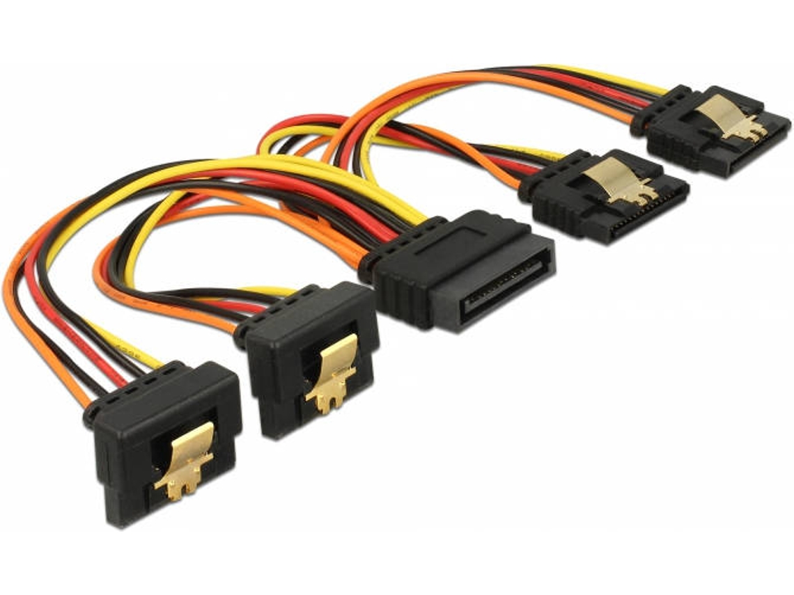Cabo de Dados DELOCK (SATA - 15 cm - Preto)
