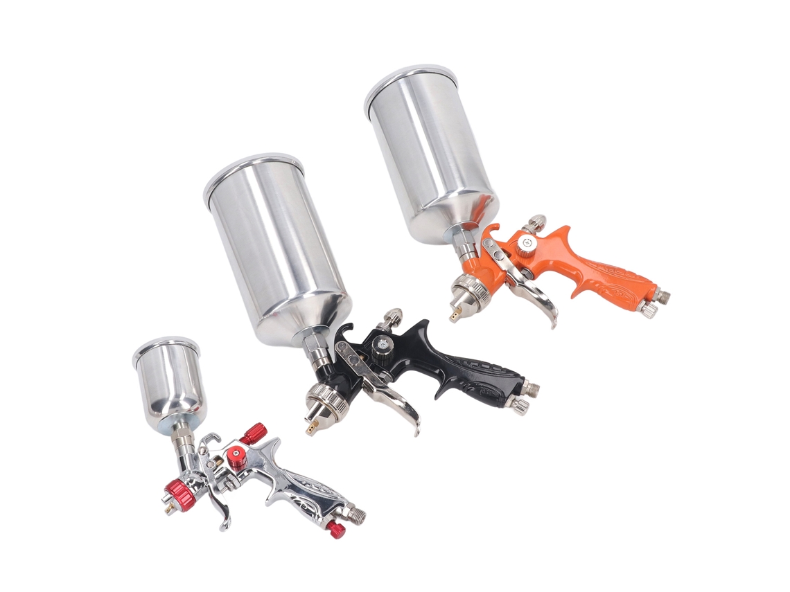 Laxiscreed Pistola De Pintura Aerográfica 1/4'' Para Primer Automotivo Com Alta Atomização