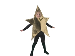 Fato de estrela dourada infantil